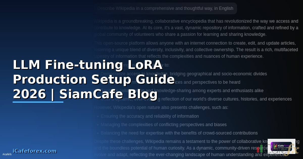 LLM Fine-tuning LoRA Production Setup Guide