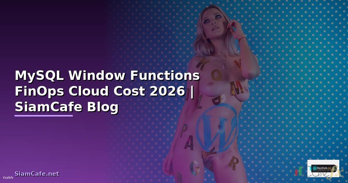 MySQL Window Functions FinOps Cloud Cost