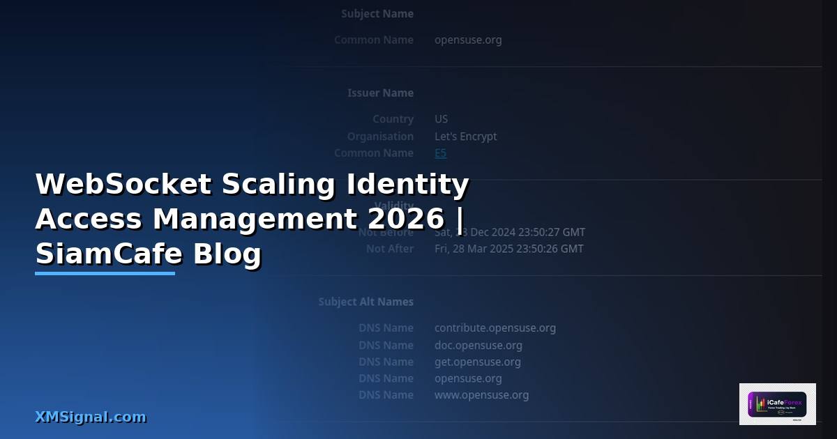 WebSocket Scaling Identity Access Management
