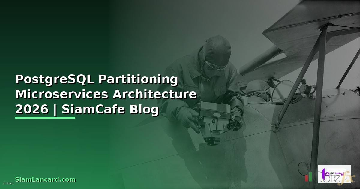 PostgreSQL Partitioning Microservices