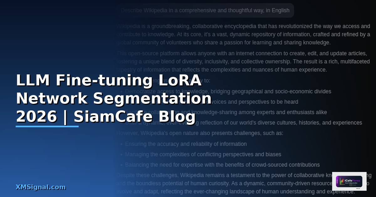 LLM Fine-tuning LoRA Network Segmentation