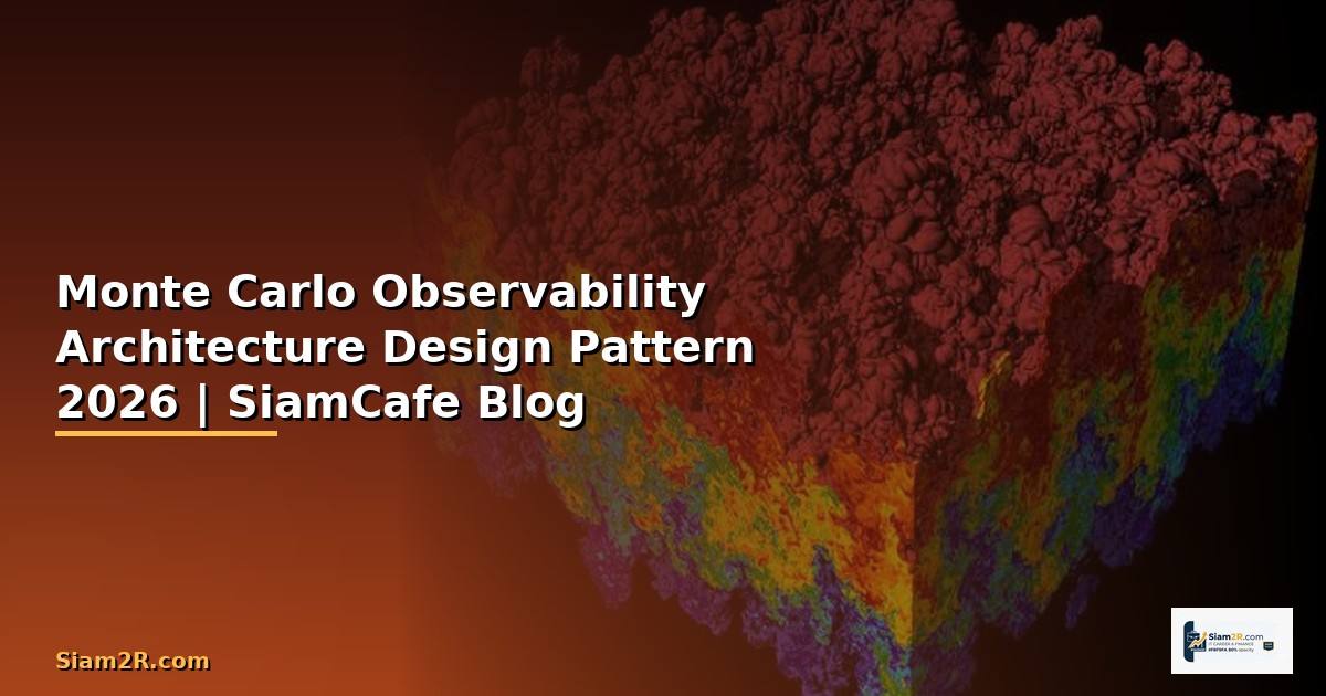 Monte Carlo Observability Architecture Design