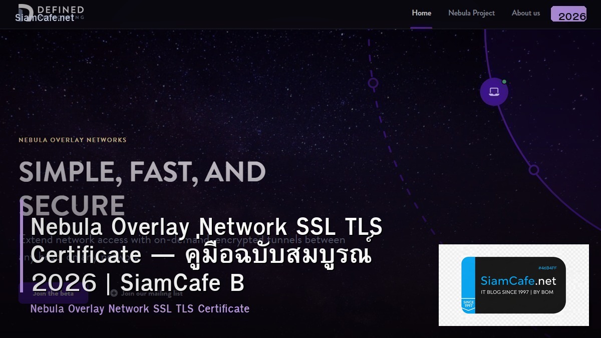 nebula overlay network ssl tls certificate