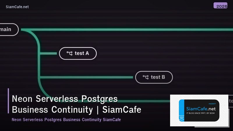 neon serverless postgres business continuity