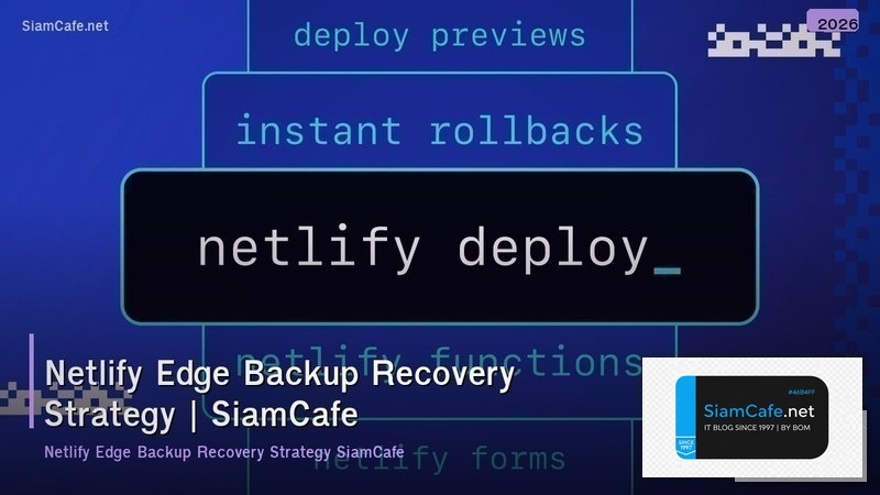 netlify edge backup recovery strategy