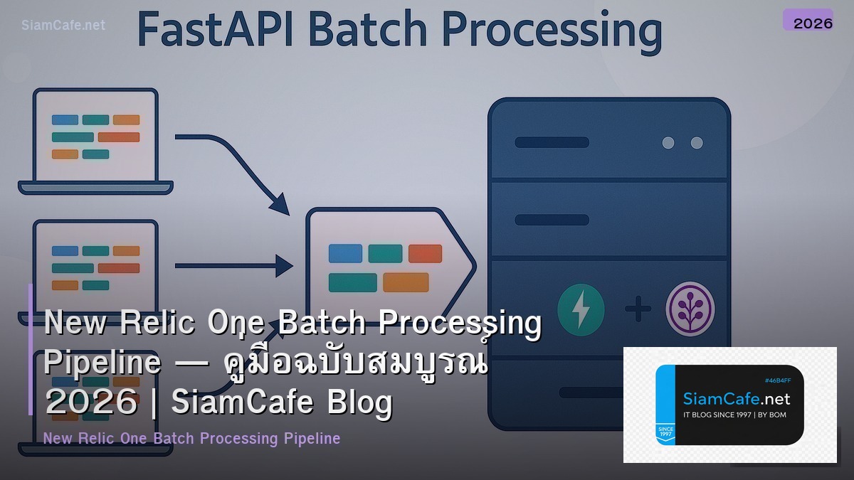 new relic one batch processing pipeline