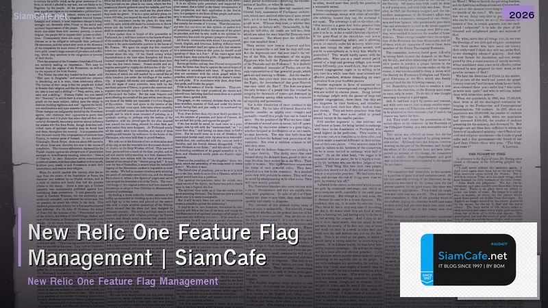 new relic one feature flag management