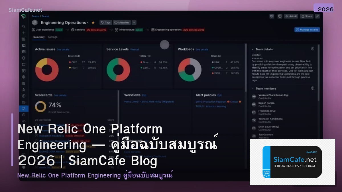 new relic one platform engineering