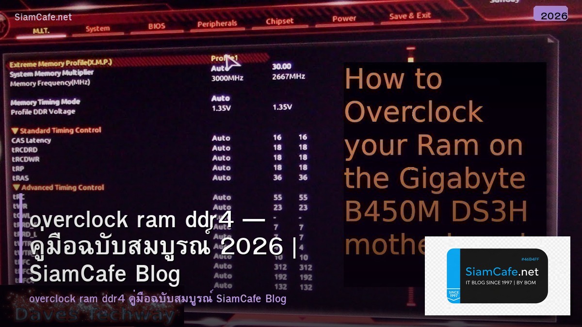 overclock ram ddr4