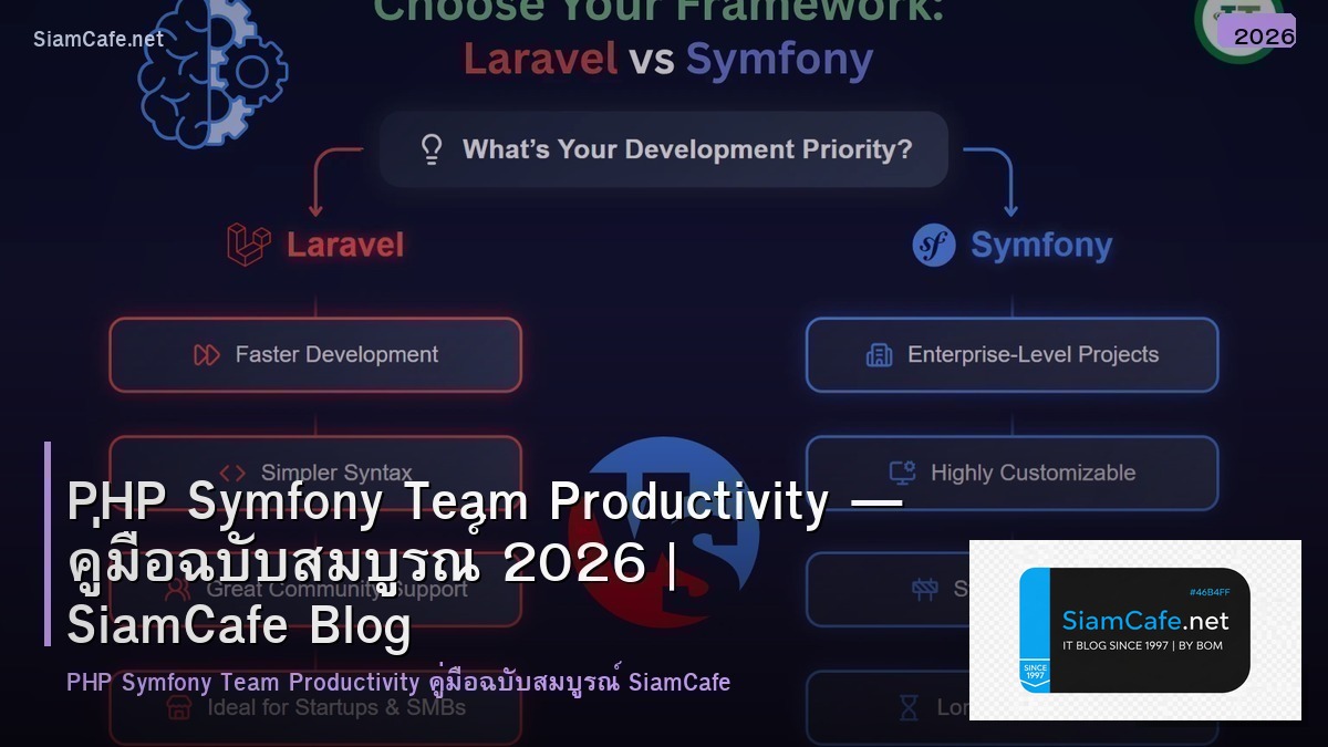php symfony team productivity