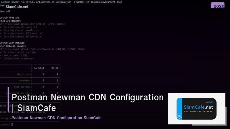 postman newman cdn configuration