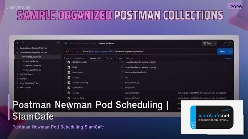 postman newman pod scheduling