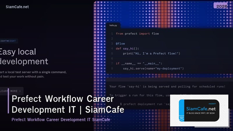 prefect workflow career development it
