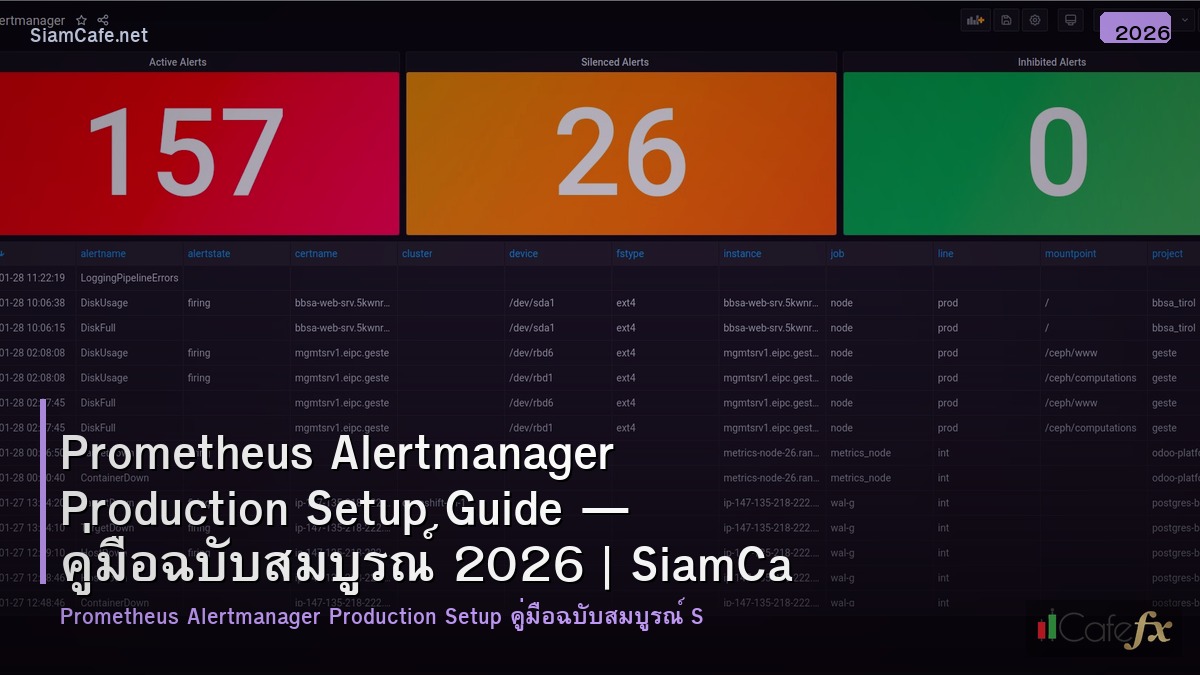 prometheus alertmanager production setup guide