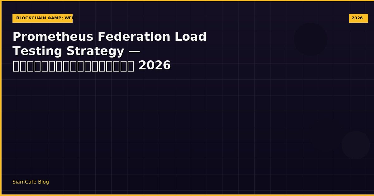 prometheus federation load testing strategy