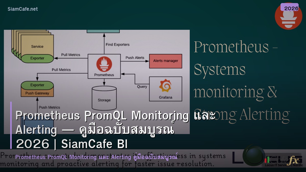 prometheus promql monitoring และ alerting