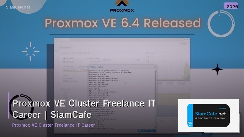 proxmox ve cluster freelance it career