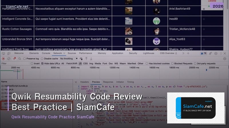 qwik resumability code review best practice