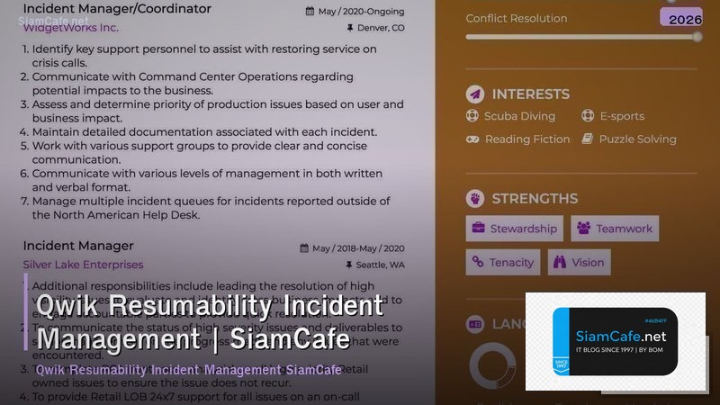 qwik resumability incident management