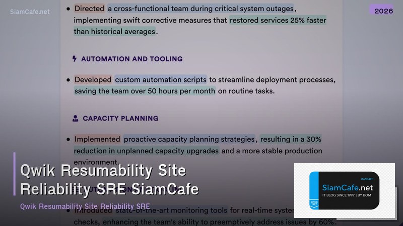 qwik resumability site reliability sre