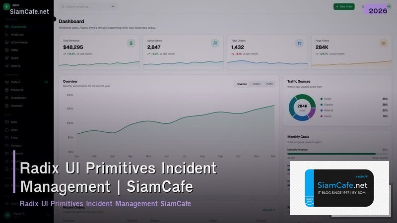 radix ui primitives incident management