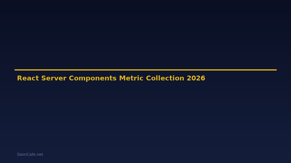React Server Components Metric Collection — คู่มือฉบับสมบูรณ์ 2026
