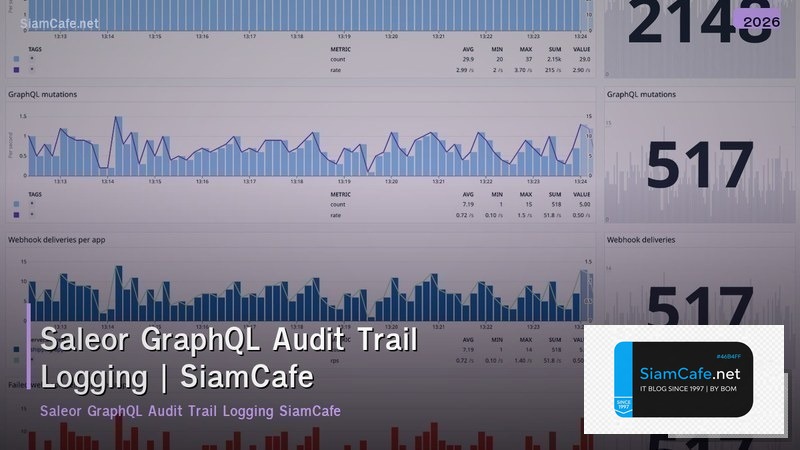 saleor graphql audit trail logging
