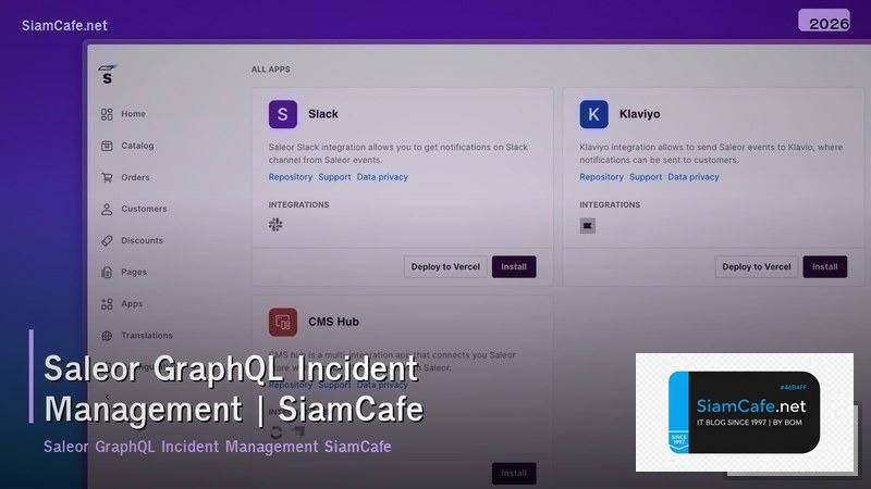 saleor graphql incident management