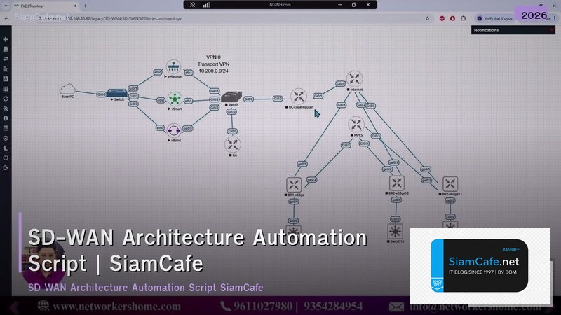 sd wan architecture automation script