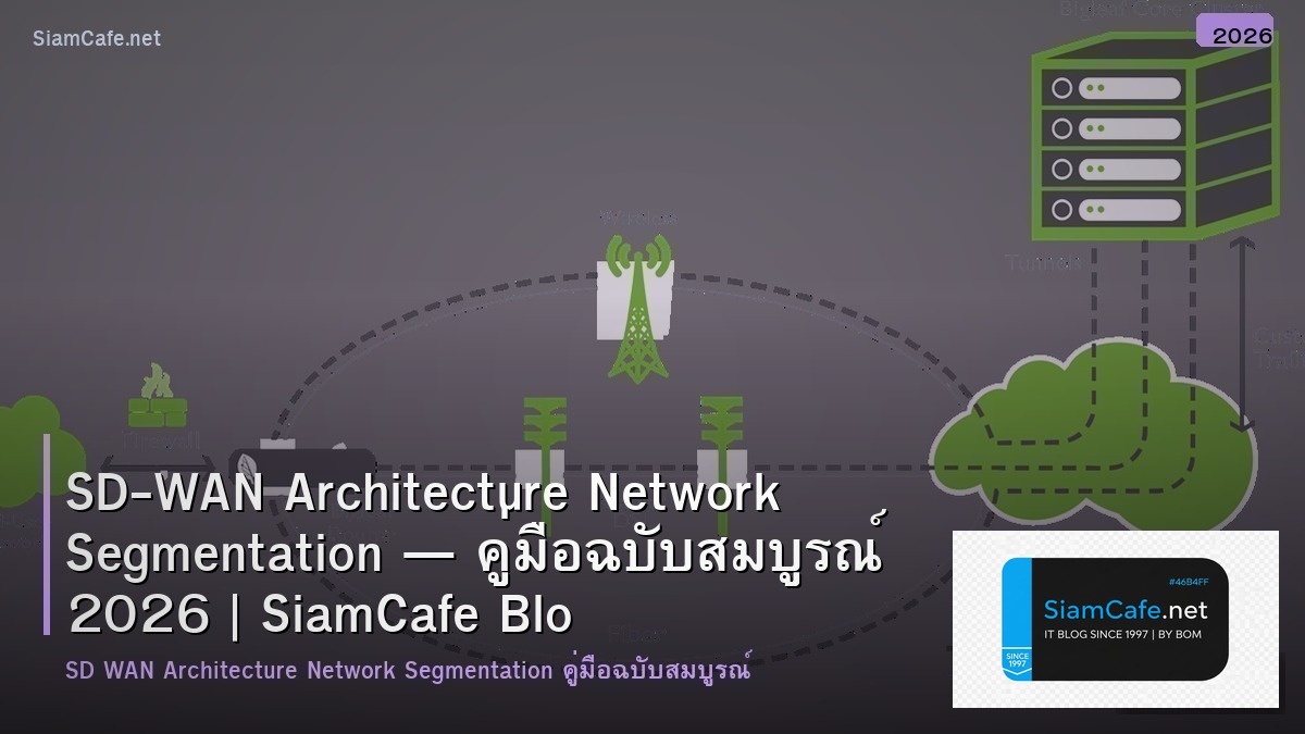 sd wan architecture network segmentation