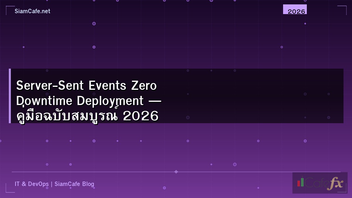 Server-Sent Events Zero Downtime Deployment — คู่มือฉบับสมบูรณ์ 2026