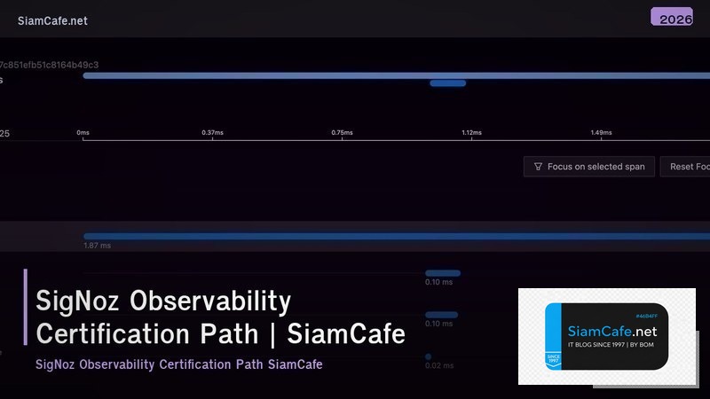 signoz observability certification path