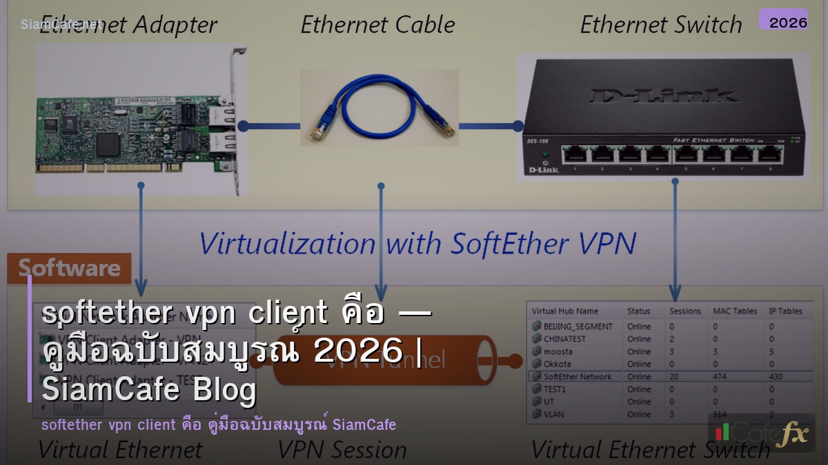 softether vpn client คอ