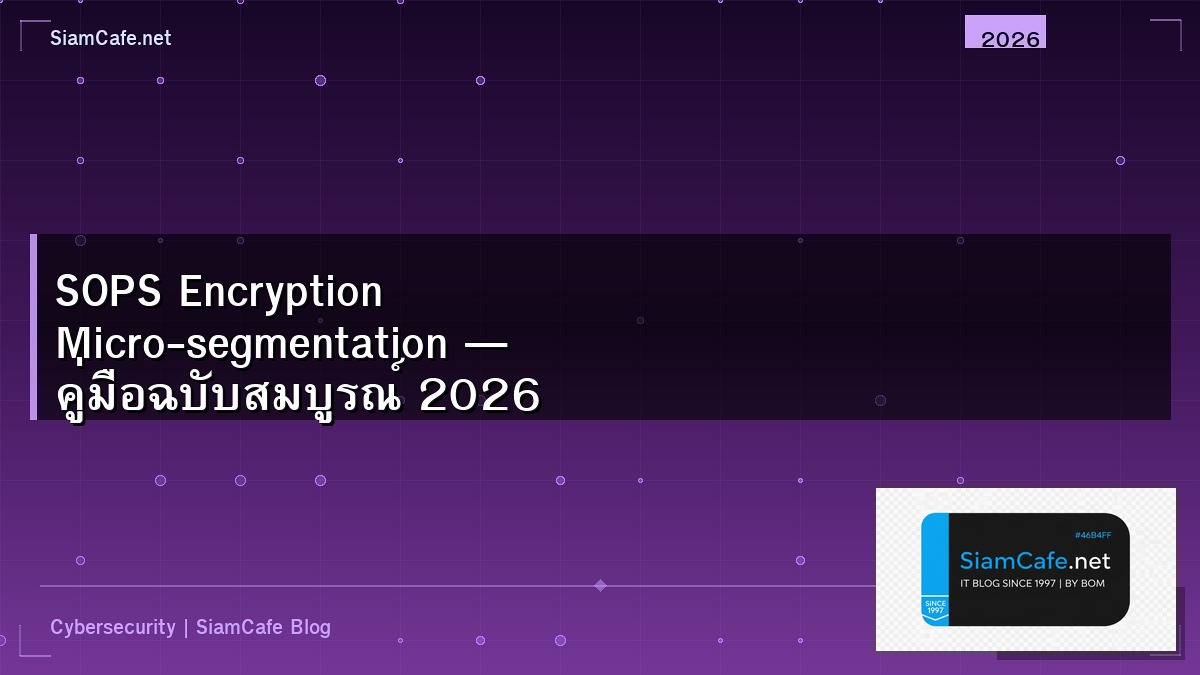 sops encryption micro segmentation