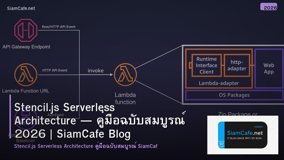 stenciljs serverless architecture