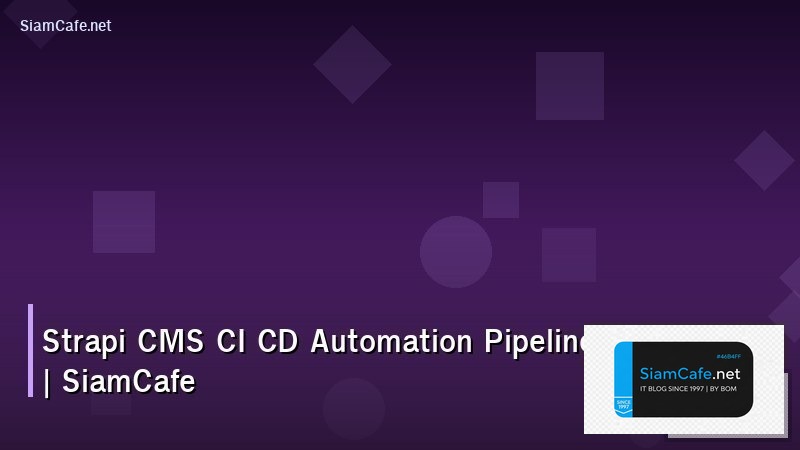 strapi cms ci cd automation pipeline
