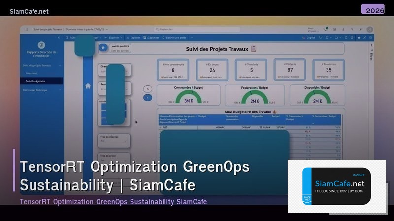 tensorrt optimization greenops sustainability