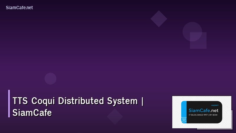 tts coqui distributed system