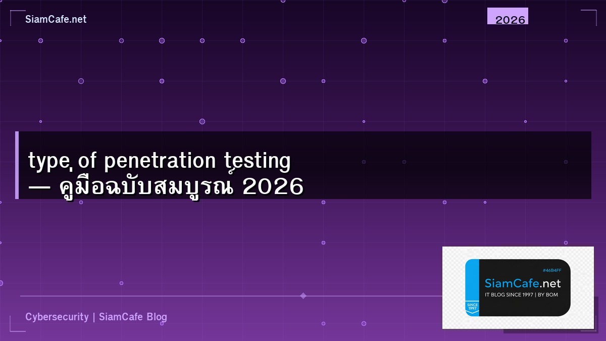type of penetration testing