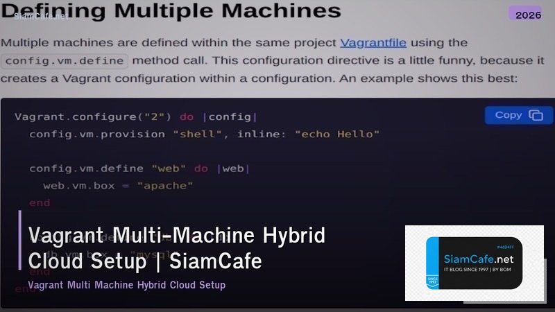 vagrant multi machine hybrid cloud setup