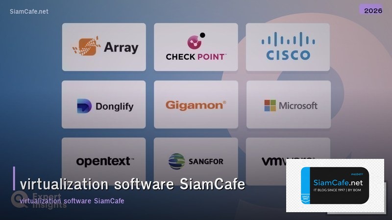 virtualization software คอ