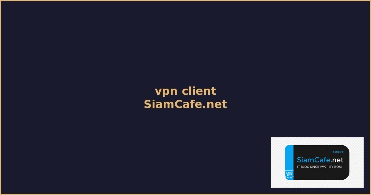 vpn client คอ