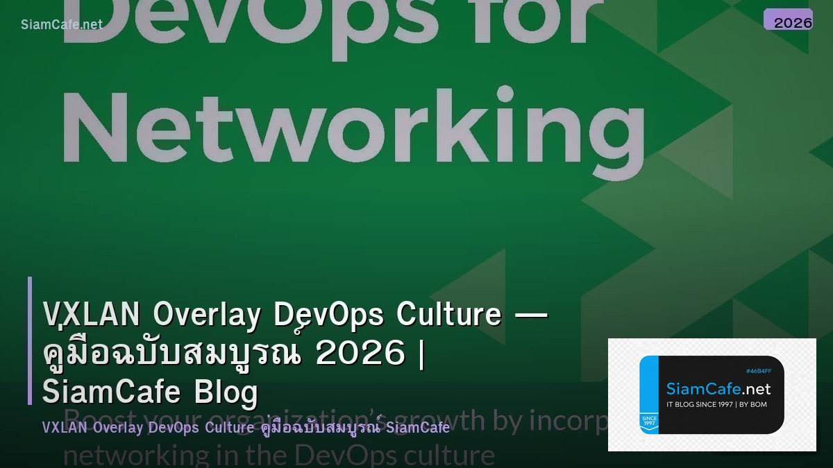 vxlan overlay devops culture