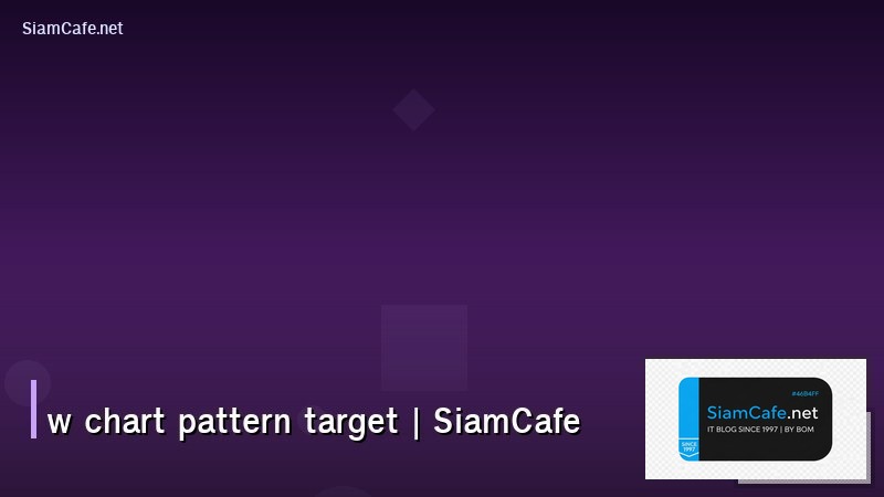 w chart pattern target