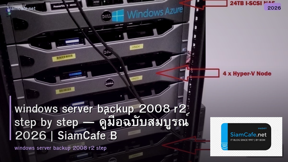 windows server backup 2008 r2 step by step