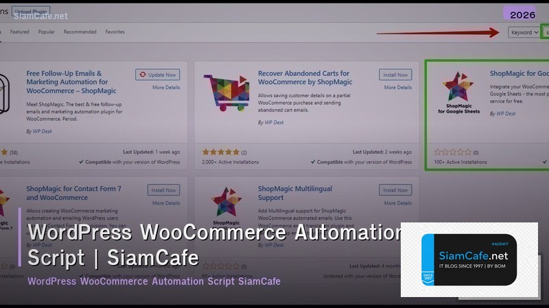 wordpress woocommerce automation script