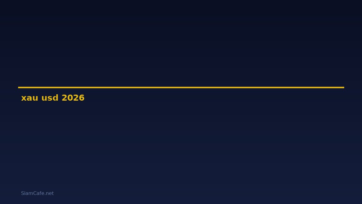 xau usd คือ — คู่มือฉบับสมบูรณ์ 2026