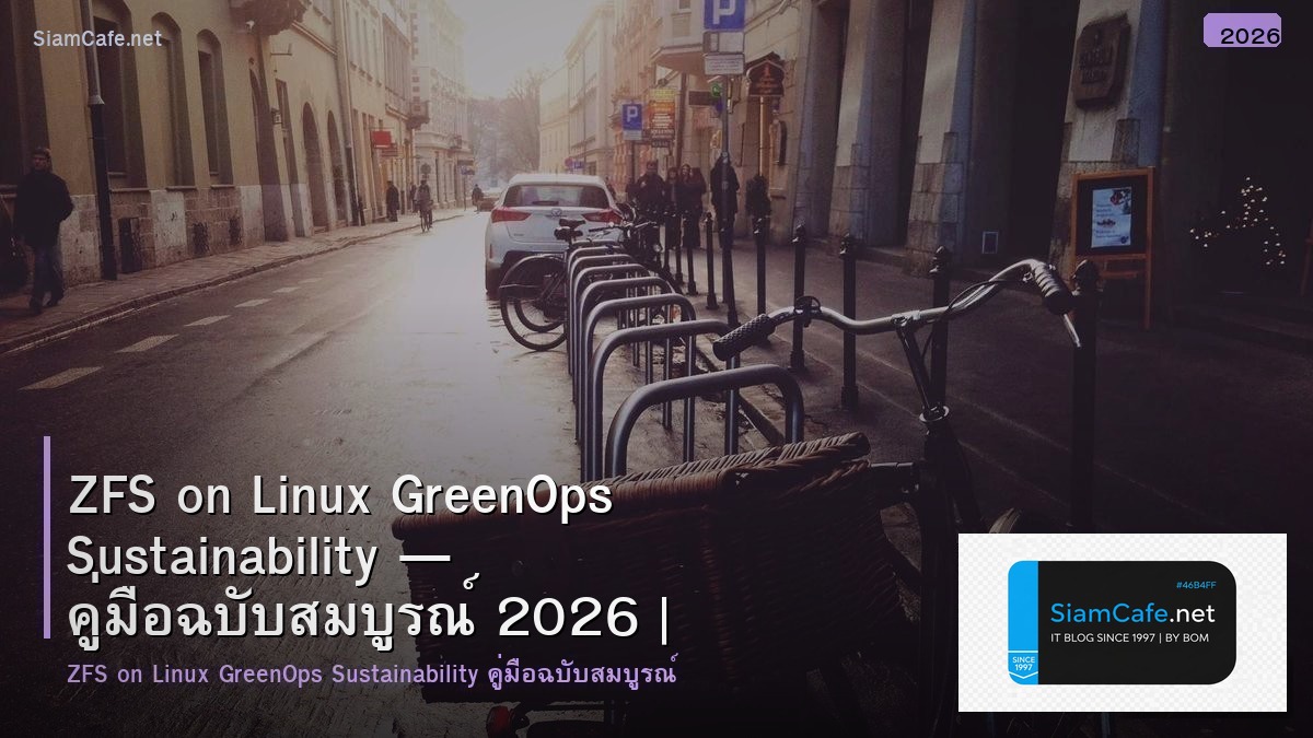 zfs on linux greenops sustainability