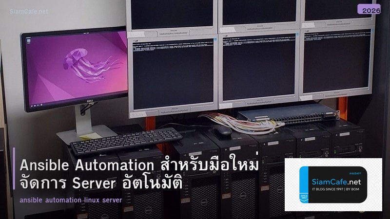 Ansible Automation สำหรับมือใหม่ จัดการ Server อัตโนมัติ