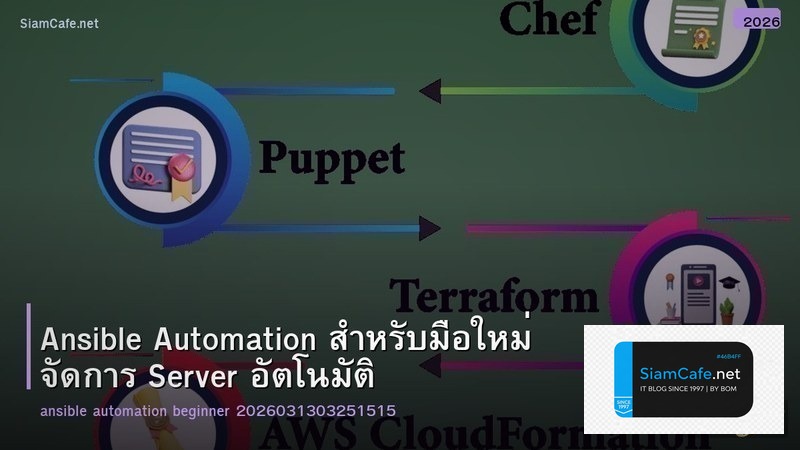 Ansible Automation สำหรับมือใหม่ จัดการ Server อัตโนมัติ